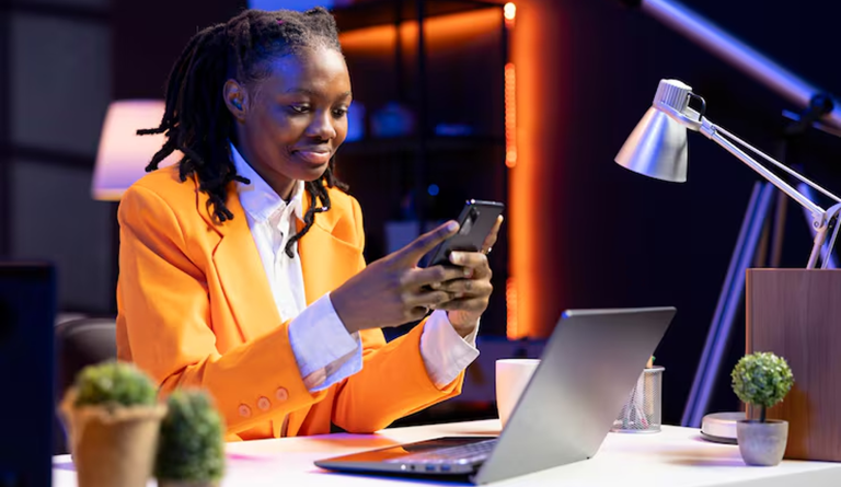 Issue electronic receipts from their phone